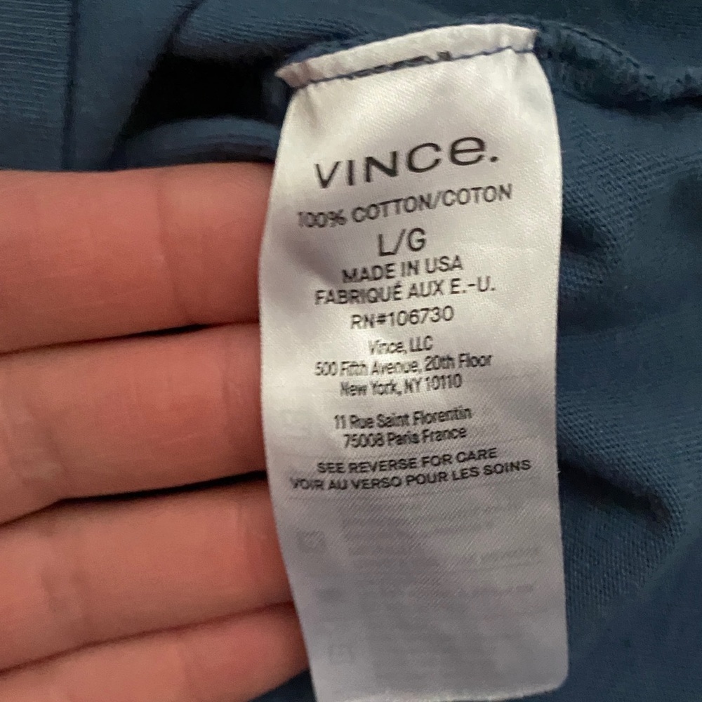 Vince Men’s Cobalt Blue Short Sleeve Polo - Picture 3 of 11